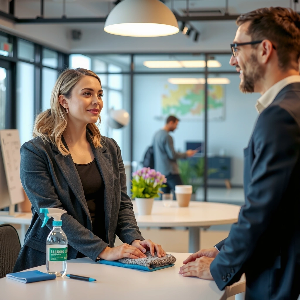 Professional cleaning consultation